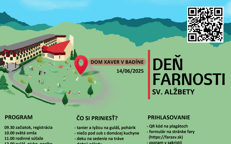 Deň farnosti 2025 - prihlasovanie