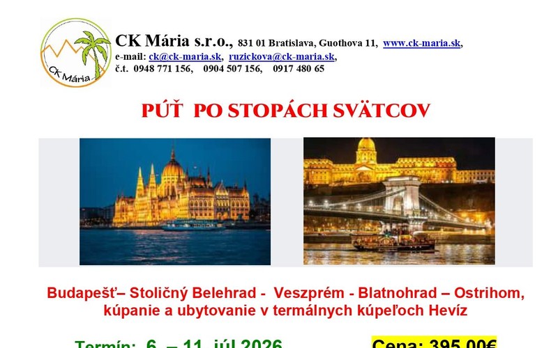 Púť po stopách svätcov